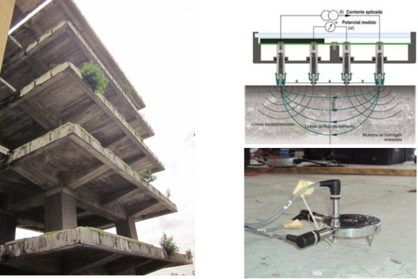 Non-Destructive Tests (NDT) for the rehabilitation of a 7-story building